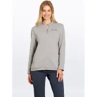 Hajo Dames homewear jasje grijs | Maat 48