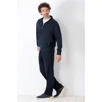 Hajo Blauw heren huispak interlock | Maat 56