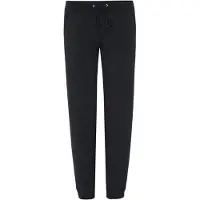 Hajo Comfortabele dames vrijetijdsbroek met boorden zwart | Maat 46