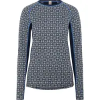 Kari Traa - Women's Rose Light L/S - Merino-ondergoed L, grijs/blauw