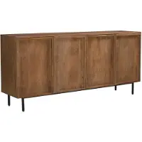 LivingFurn dressoir elan 180x75x40 cm mangohout