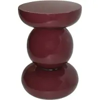 Brix bijzettafel dex maroon 33x33x50cm