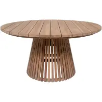 LivingFurn Tuintafel Cindo Teak 120cm