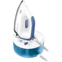 Braun CareStyle Compact IS2143BL - Stoomgenerator - EloxalPlus strijkzool - 6 bar - 2400 W - Wit/Blauw