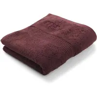 BOSS Katoenen handdoek met logostiksel