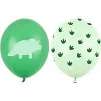 Party-Decoration Partydeco - Dino ballonnen - 30 cm (50 stuks)