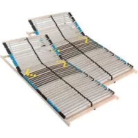 Sleepneo Lattenbodem 160x200 - verstelbaar hoofdbord - 42 latten - - 7 zones - bedbodem
