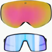 MowMow GRAVITY Skibril + Extra Lens + Zonnebril – Magnetisch – Bio-Frame - R-Strap - UV400 - Unisex