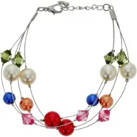 Behave - Parelarmband multicolor - Vrolijk detail zomeroutfit