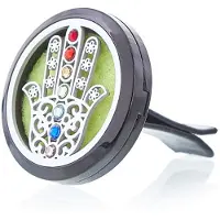 Ancient Wisdom Joy of Balance Auto parfum set Hamsa - luchtverfrisser - 30mm