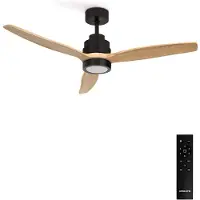 Create - Plafondventilator 40W silent 100% hout verschillende maten - WIND STYLANCE NATURAL WOOD