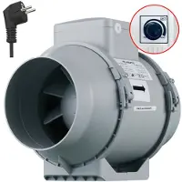 Vents PRO buisventilator 125 mm – Met regelaar en stekker – 350 m³/h