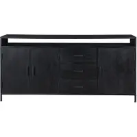 LivingFurn dressoir kala open 180 cm mangohout
