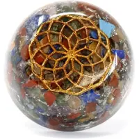 Ancient Wisdom Edelsteen - Tafel Orgonite Powerpacks - Large - Multi Stenen Koepel