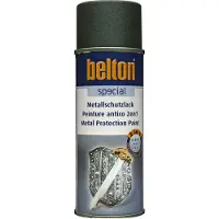 Belton METAALBESCHERMINGSVERF 2IN1 METALLIC ANTRACIET GLANZEND, SPUITBUS 400ML