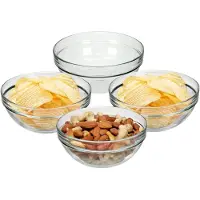 Luminarc 6x Schaaltje/kommetje van glas 14 cm - Serveerschalen