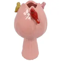 Countryfield Vaas Tulip Bird Roze D 11 H 22 Cm