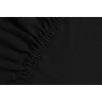Ambiante Jersey - Hoeslaken - 120x200/210 - Zwart