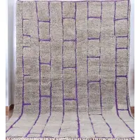 Poufs&Pillows Vloerkleed Beni Mrirt - Marokkaans Vloerkleed - 280 x 175 cm - Handgemaakt & Uniek - Gemaakt van 100% wol - Hoogpolig Berber Vloerkleed