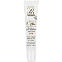 SO'BiO étic SO BIO Etic Précieux Argan Anti-Ageing Oog- en Lipcontour 15 ml Huidcrème