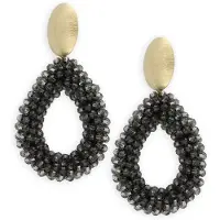 LOTT. gioielli Dames Sieraden Drop L - Groen - Maat ONESIZE