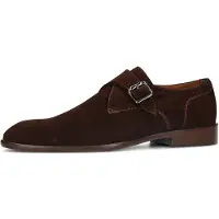Manfield Instappers chocoladebruin