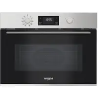 Whirlpool MBP A540 X Combinatie-magnetron - 40 liter inhoud - 1000 W magnetron - Convectie - Roestvrij staal