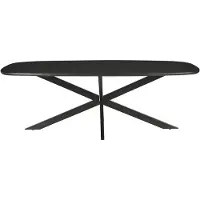 Natur24 Jesper Danish Oval Black 180cm-13865