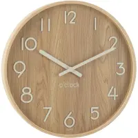 J-Line J‑Line 54390 wandklok multiplex/MDF naturel 53 cm