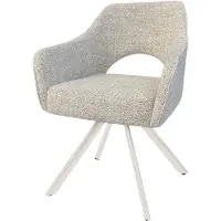 LivingFurn Eetkamerstoel Helen Zand Naturel- Set van 2
