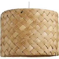 Lighto | Hanglamp Rotan - Ø35 cm - Plafondlamp - Japandi Lamp - Eetkamer - Slaapkamer - Woonkamer - Cane