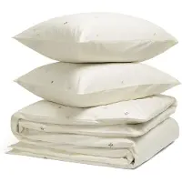 Yumeko Dekbedovertrek Katoen Satijn 200x220 Wit - Eco, Bio & Fairtrade