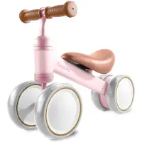 LifeGoods TurboToddler Loopfiets - Speelgoed Vanaf 1 jaar - Jongens en Meisjes - Kinderstep - Roze