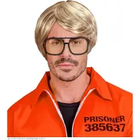 Widmann - Karakter Pruik Serie Moordenaar Dahmer Blond - Blond - One Size - Carnavalskleding - Verkleedkleding