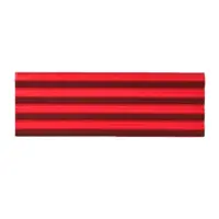 Terre d'Azur Colina met ribbel 10x30cm rood glans