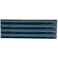 Terre d'Azur Colina met ribbel 10x30cm blauw glans