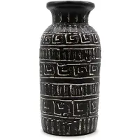 Ancient Wisdom Griekse rechte vaas - Chocolade