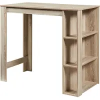 En.casa Bartafel Danderyd met 3 planken 120x60x105,5 cm eikenkleurig []