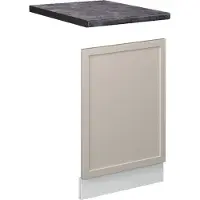 Vicco Frontpaneel Fame-Line, GrijsBeige/Wit, 45 cm, WB Antraciet