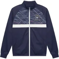 FFF Frans Elftal Trainingspak Heren - Maat XXL - Frankrijk - Voetbalkleding - Sportkleding - Volwassenen - Officiële Fanmerchandise