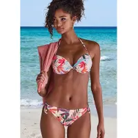 LASCANA Bikinibroekje Imani met zomerse bladerenprint | Maat 38