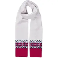 Falke Skiing sneldrogend warm wol functioneel materiaal wintersjaal unisex wit - maat ONESIZE
