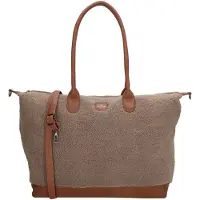 Charm London Fluffy Teddy Laptoptas Buckingham 15.6'' Taupe