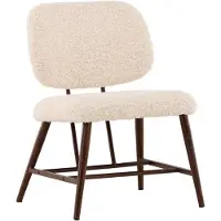 Svea - Miso fauteuil - teddy - wit