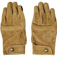 Belstaff Montgomery Velours Lichtbruine Handschoenen Maat M