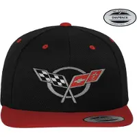 Corvette Cap C5 Flags Premium Snapback-pet GM-91-CORV9902-CB63