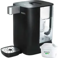 Brita waterdispenser cube black met filter en UV-C technologie - 4 liter