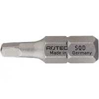 Rotec PRO Bit SQD-1 25 mm (vierkant robertson) 2 stuks