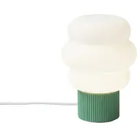 QAZQA Japandi tafellamp groen met opaal glas 18cm - Kumo