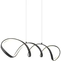 QAZQA Design hanglamp zwart 100cm incl. LED 3-staps dimbaar - Wokkel